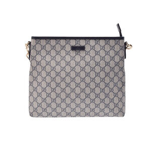 Gucci GG Supreme Shoulder Bag Navy Blue Sale